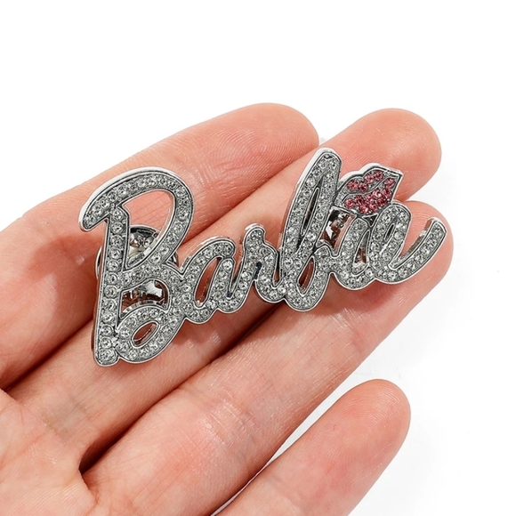 Barbie Rhinestone Pin / Brooch - Picture 4 of 14
